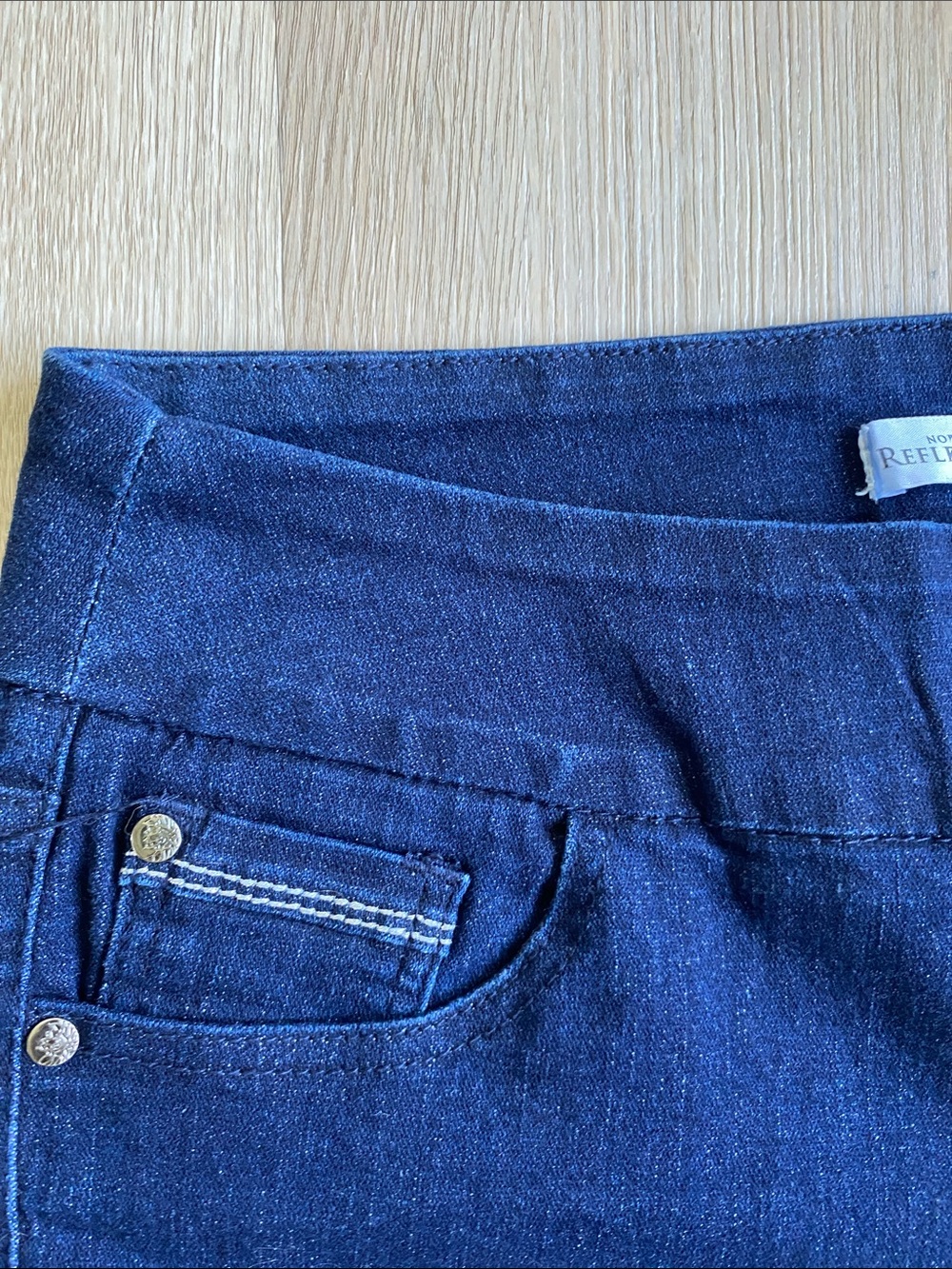 Northern Reflections Pull-On Stretch Ankle Jeans Dark Mid Rise Slim Straight - Picture 4 of 11